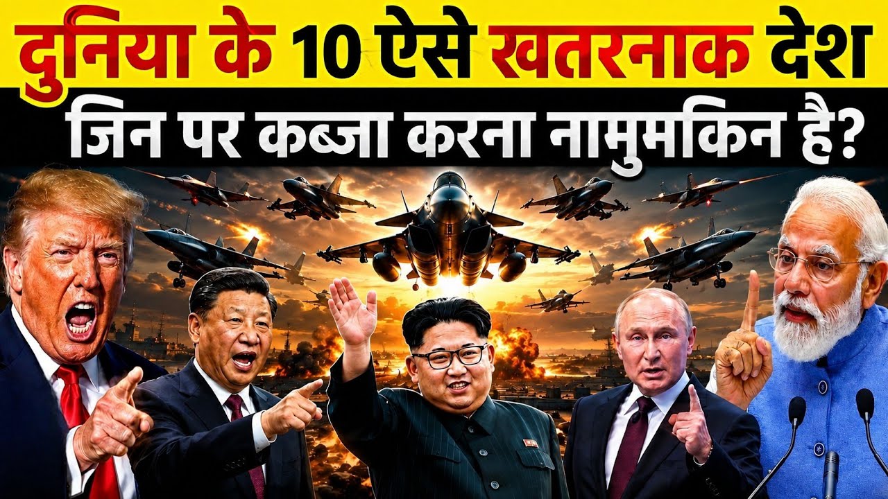 10 most dangerous countries in the world, which are impossible to capture? Ankit Awasthi Sir 