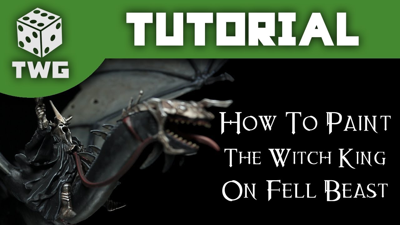 How To Paint The Witch King on Fell Beast: Lord Of The Rings Tutorial (The War Gamer)