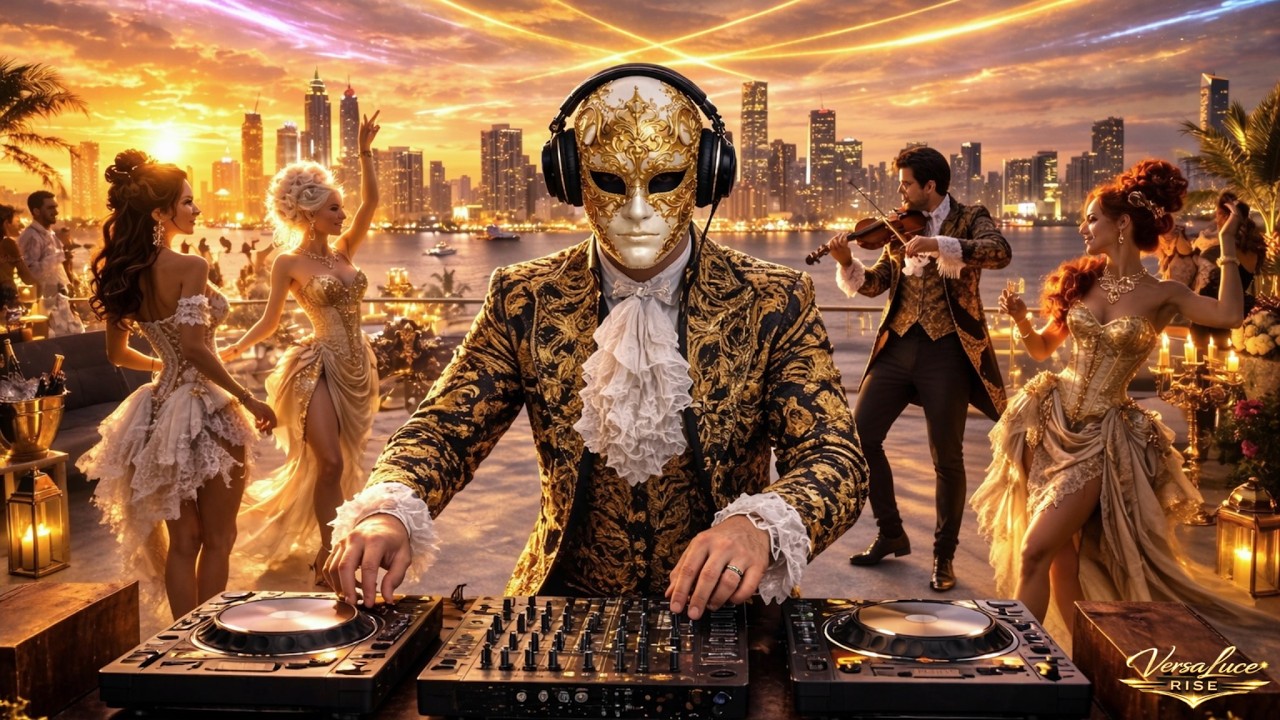 Deep Funk House – Baroque Skyline Sunset | VersaLuce Rise