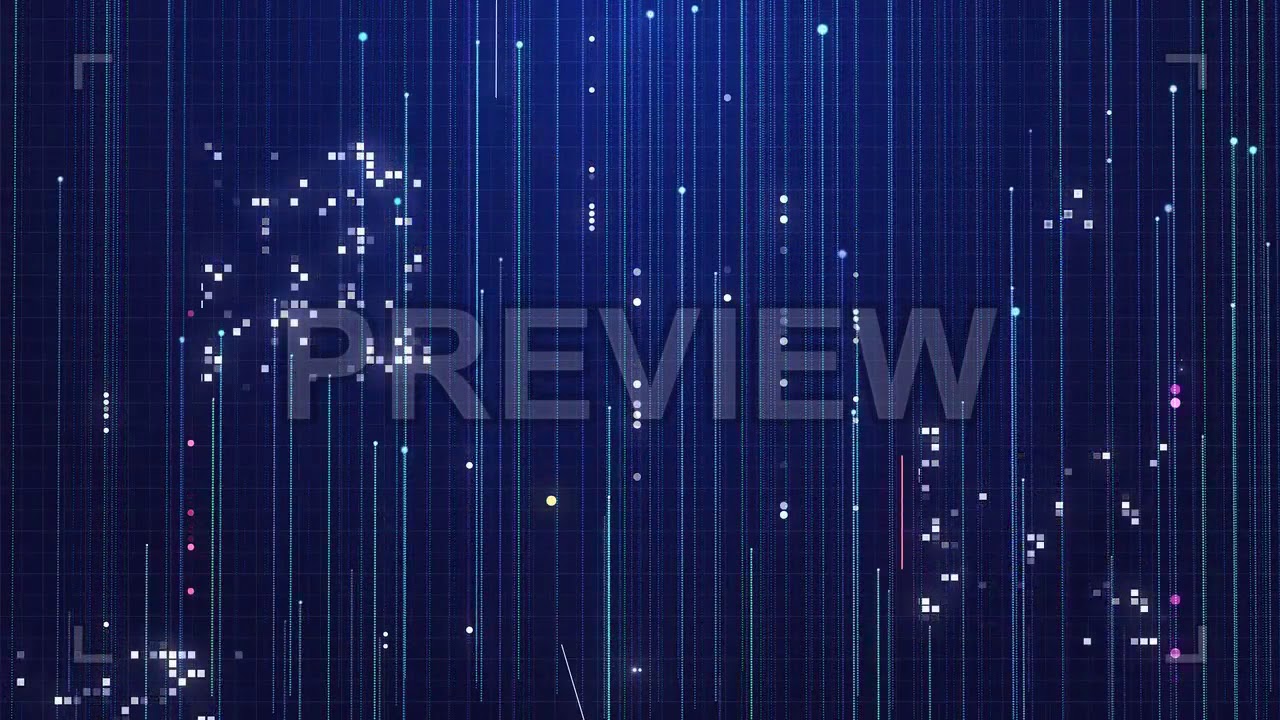 Blue Digital City Skyline Background | Stock Motion Graphics - Motion Array