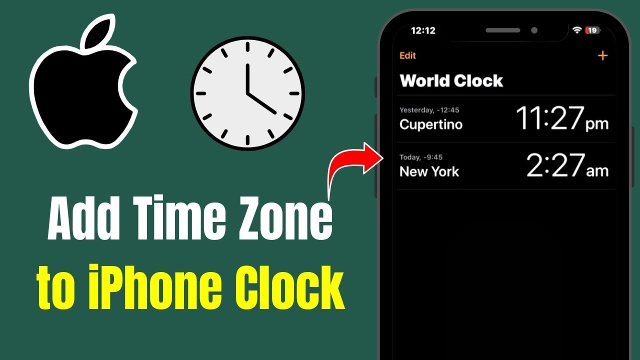 How to Add a Time Zone to iPhone Clock