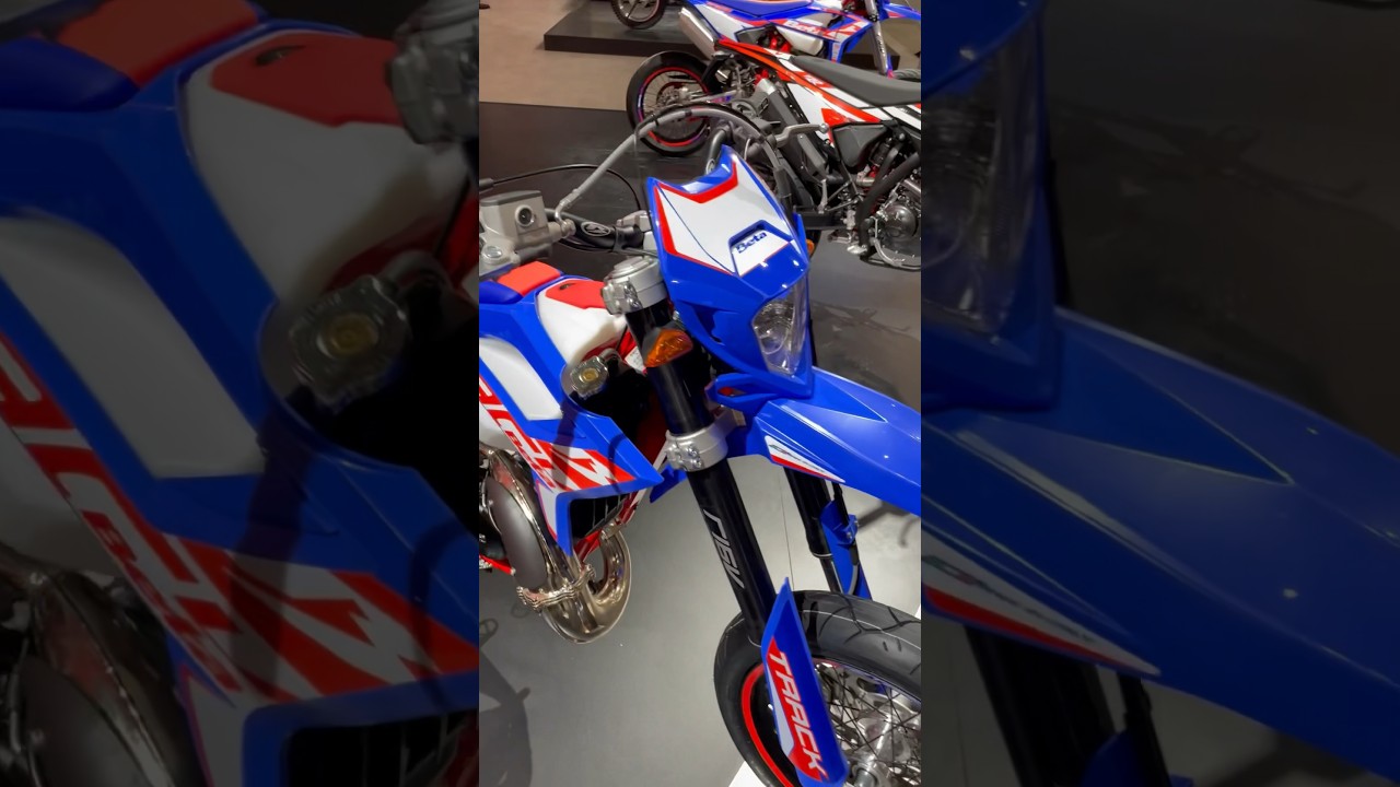 Beta 50 RR Motard TRACK 2024 on display at EICMA #motard #50cc #beta