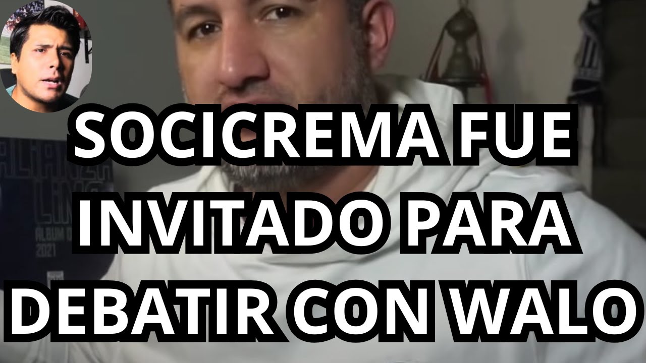 @SociCrema FUE INVITADO PARA DEBATIR CON WALO #fyp #viralvideo #alianzalima #universitario #liga1