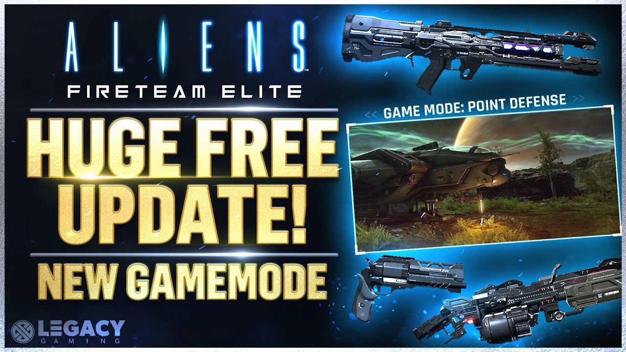 Huge FREE Update Coming To Aliens: Fireteam Elite | New Game Mode, 4 New Weapons, And More!