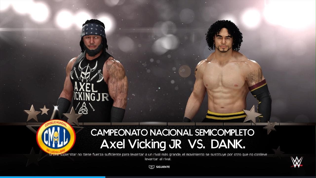 Axel jr vs Dank por el Campeonato peso semi Completo de CMLL || CMLL Universe mode