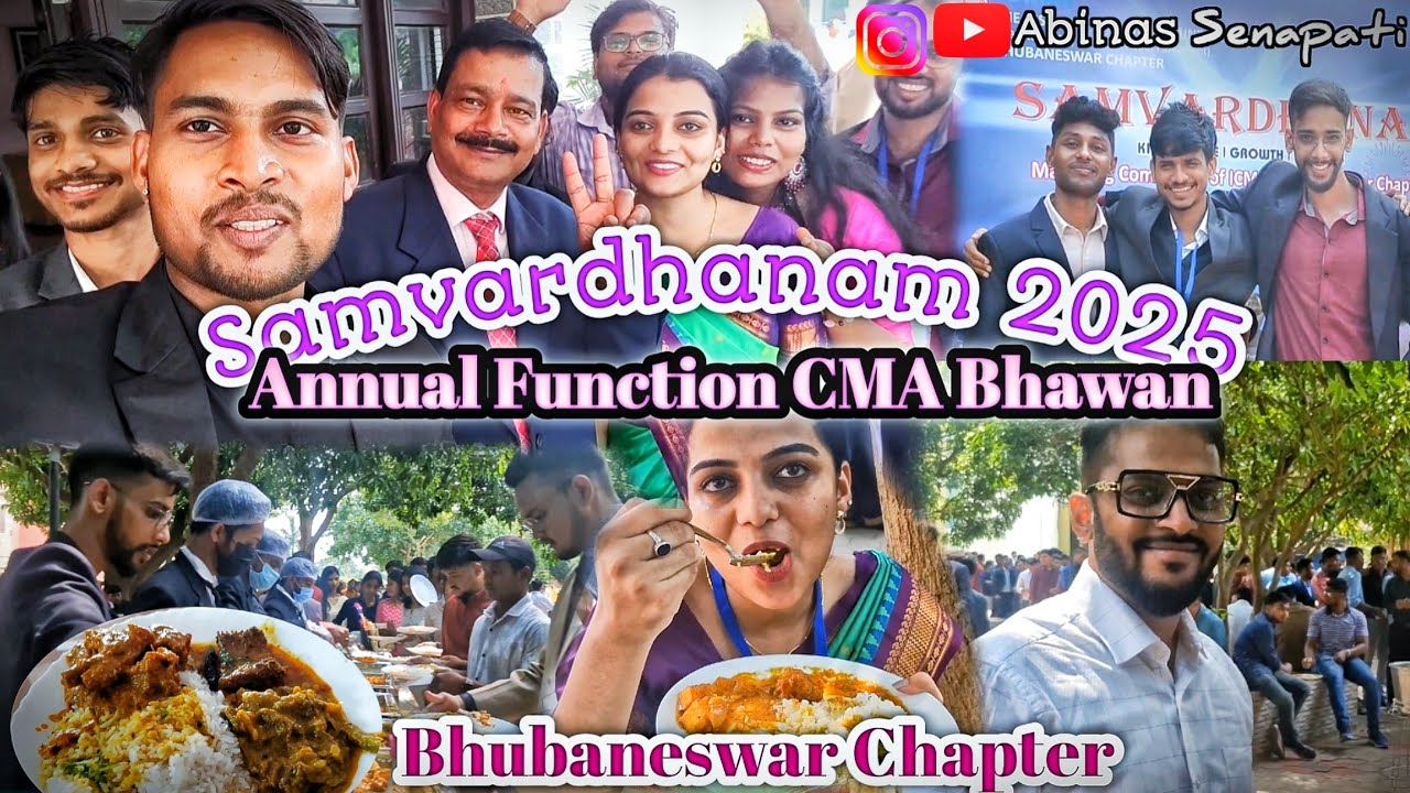 Samvardhanam 2025/Bhubaneswar Chapter/ Part-1/#samvardhanam #trending #cma #cmavlog #food