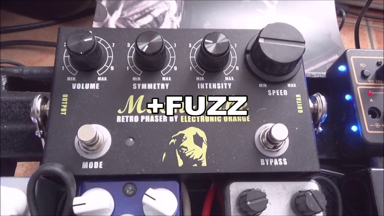 Testing Moon Vibe retro phaser by electronic orange Pedal