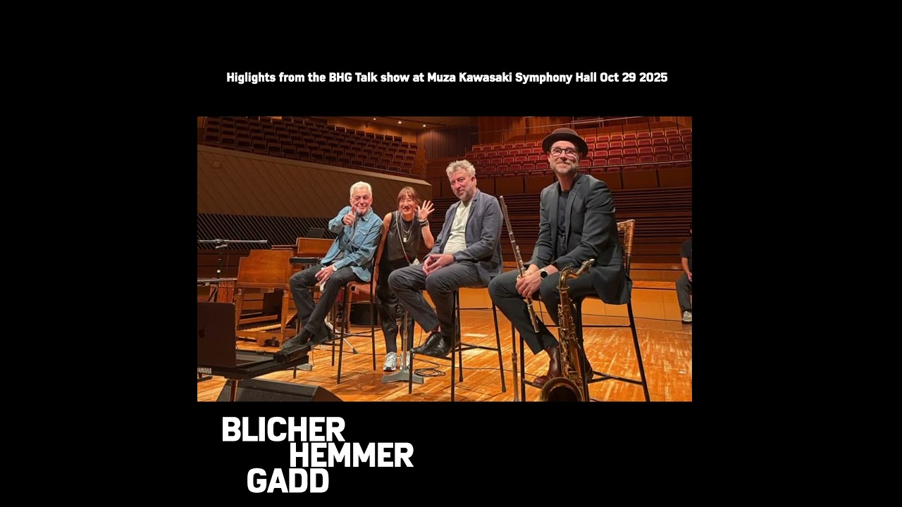 Blicher Hemmer Gadd interview / talk show in Kawasaki Japan
