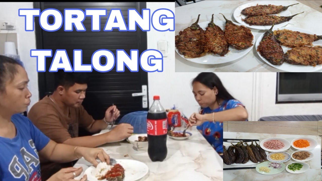 TORTANG TALONG with Giniling at Spam
