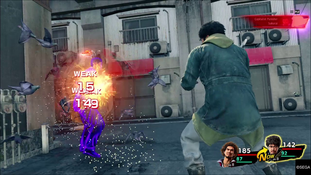 Yakuza: Like A Dragon Pigeon Attack