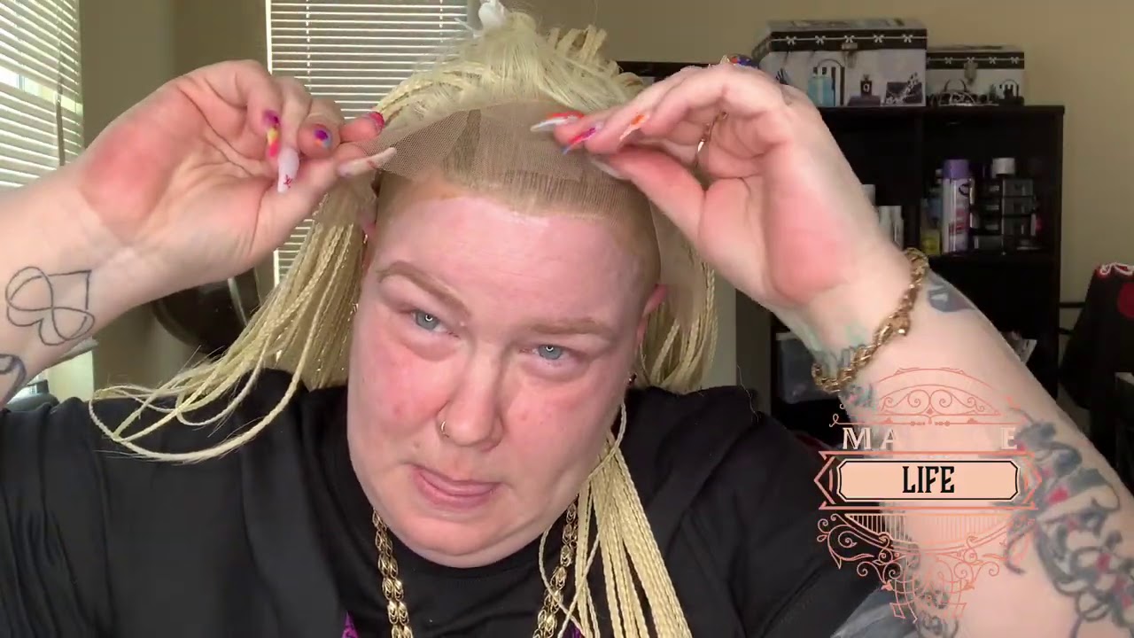 AMAZON BOX BRAID WIG INSTALL TUTORIAL
