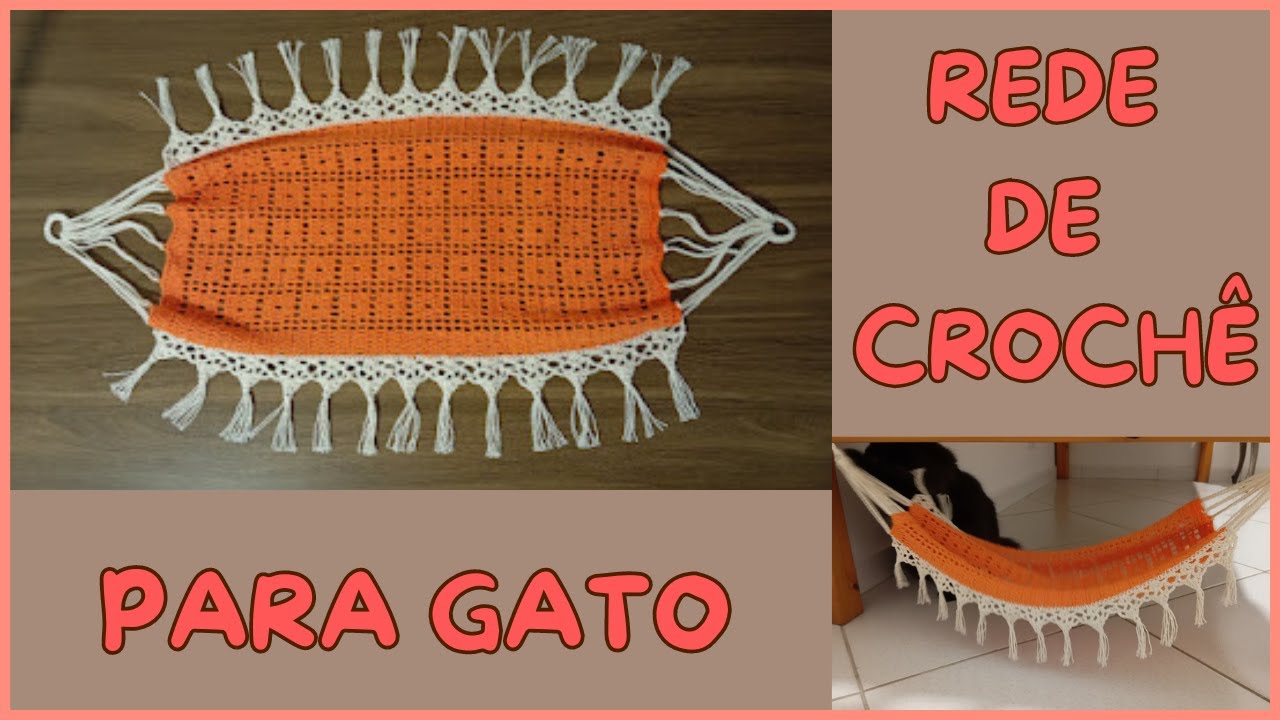 REDE DE CROCHÊ PARA GATO