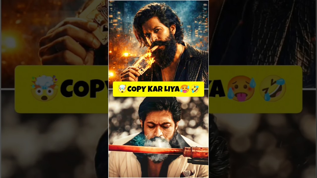 Toxic Teaser Copy | Toxic vs KGF | Yash | Toxic Copy Kgf & Marco | #copy #teaser #toxic #yash #short