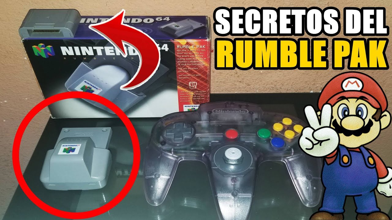 Todos los Secretos del Rumble Pak de Nintendo 64 (N64) Fue el Pionero en la Vibración?