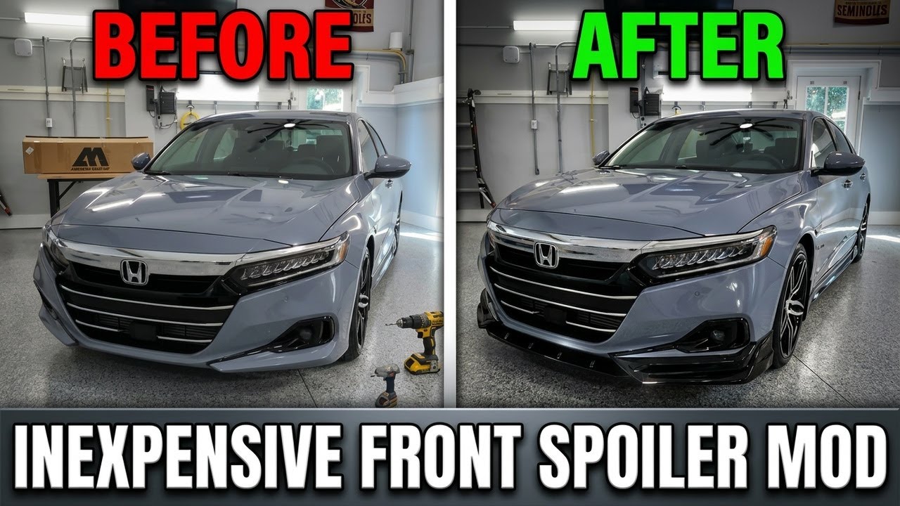 American Modified Front Spoiler Install - This inexpensive Mod completely changes the look!