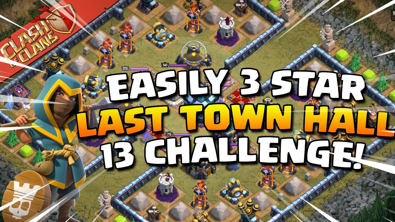 How To Easily 3 Star The Last Town Hall 13 Challenge! (Clash of Clans)