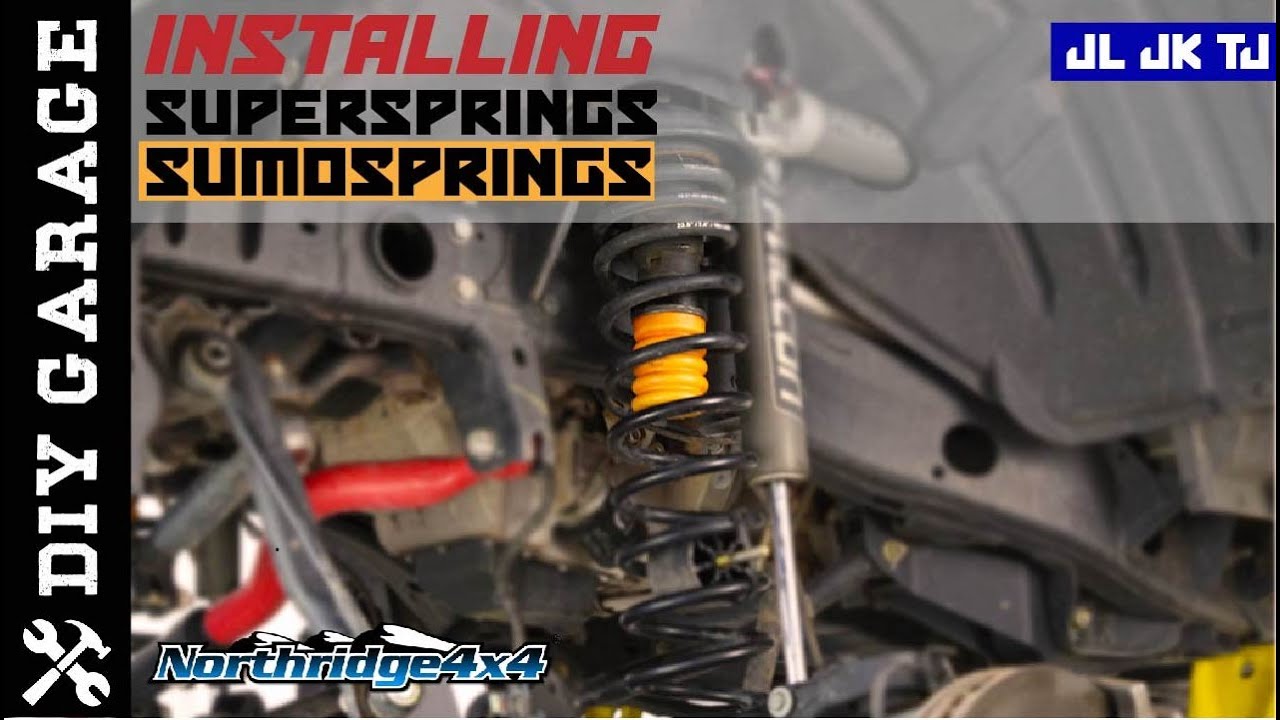 Установка Jeep SuperSprings SumoSprings