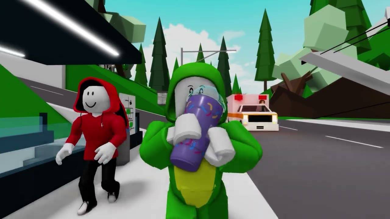SCARY GRIMACE MILKSHAKE !!! | Maizen Roblox | ROBLOX Brookhaven 🏡RP - FUNNY MOMENTS