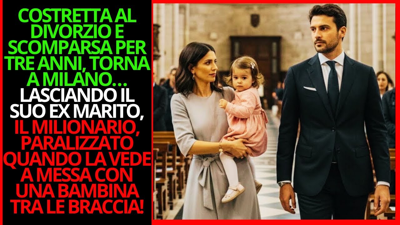 TORNA A MILANO DOPO 3 ANNI… IL MILIONARIO LA VEDE A MESSA CON UNA BAMBINA IN BRACCIO!