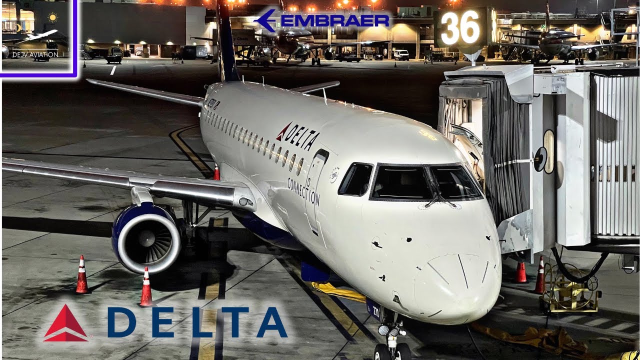 [4K] TRIP REPORT | Only 20 minutes in the air! | Delta Airlines Embraer 175 | San Diego-Los Angeles
