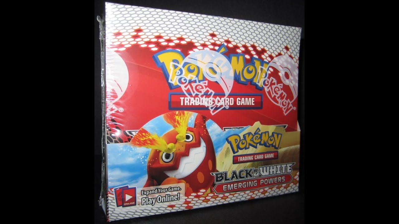 Pokemon Black & White Emerging Powers Booster Box Opening of Trading Cards (Part 1)