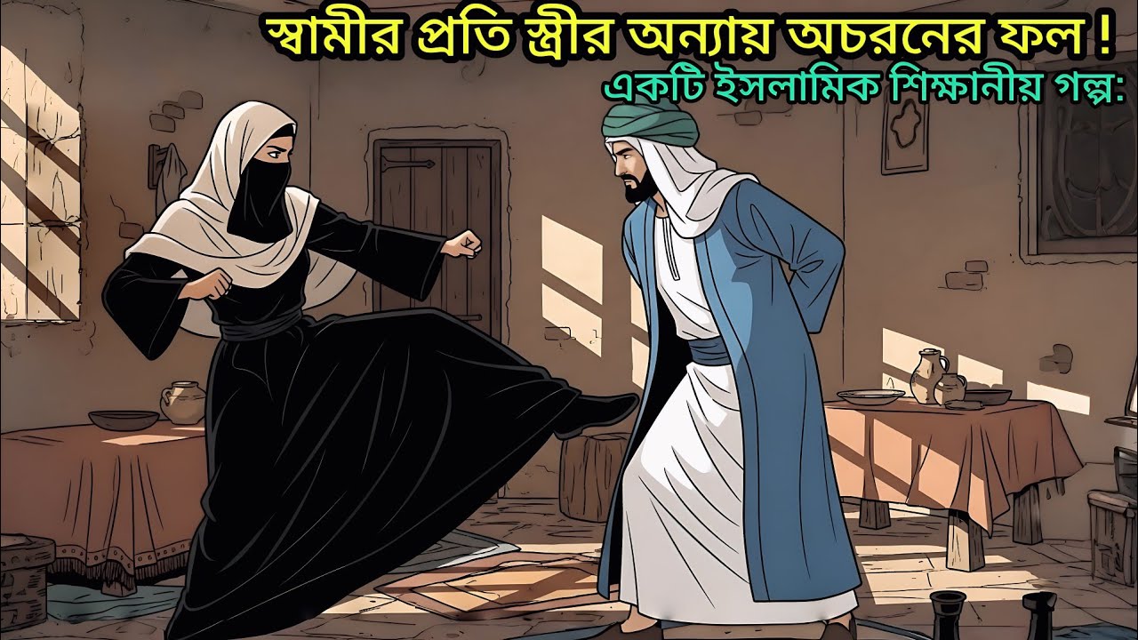 স্বামীর প্রতি স্ত্রীর অন্যায় আচরনের শেষ পরিনাম |একটি ইসলামিক শিক্ষানীয় ভিডিও। ধৈর্যের  গল্প। 
