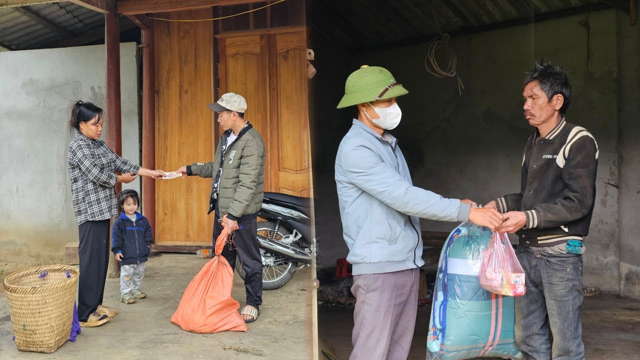 Phuong Anh, mother and son went to the market and a meanigful gift for Mr. Thanh-@PhuongAnhTV-l3m