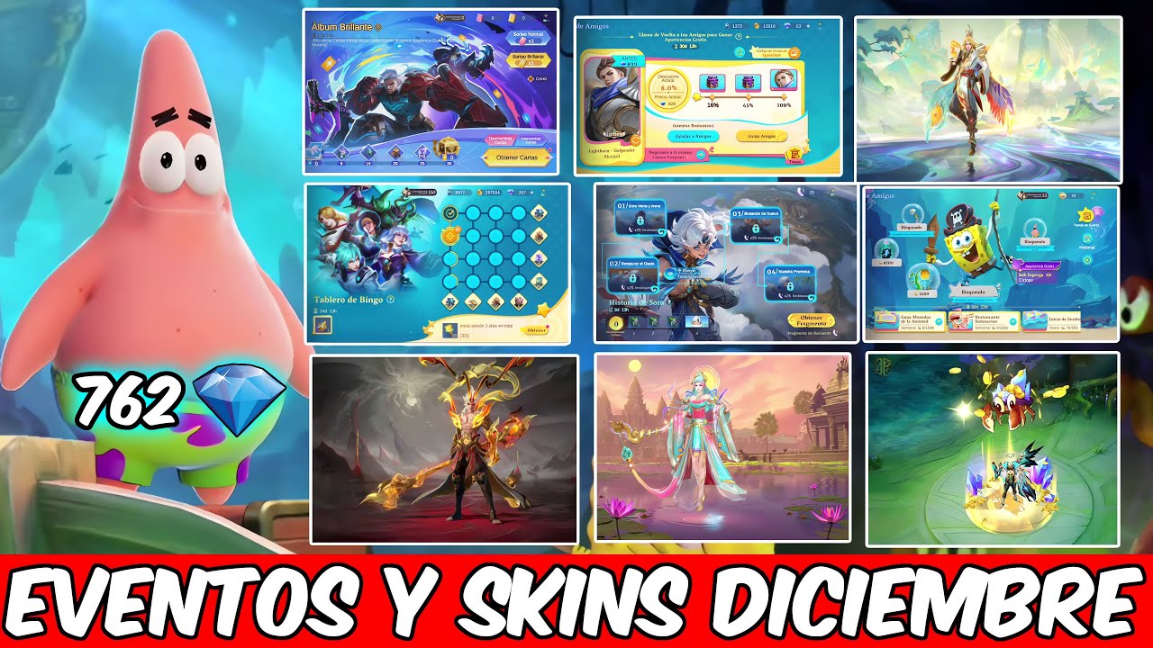 TODOS LOS EVENTOS Y SKINS QUE TENDREMOS EN DICIEMBRE EN MOBILE LEGENDS