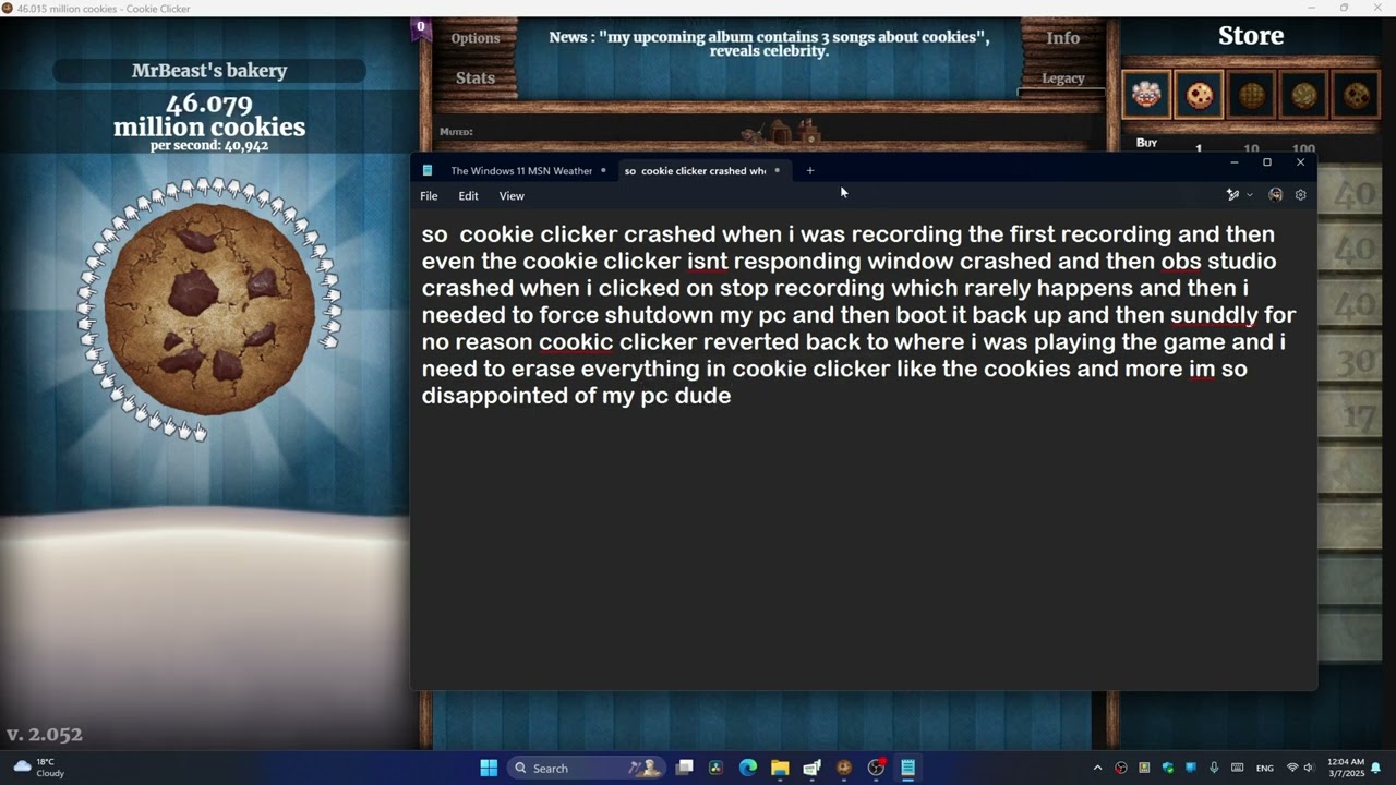 Speedrunning Cookie Clicker By Orteil Part 3