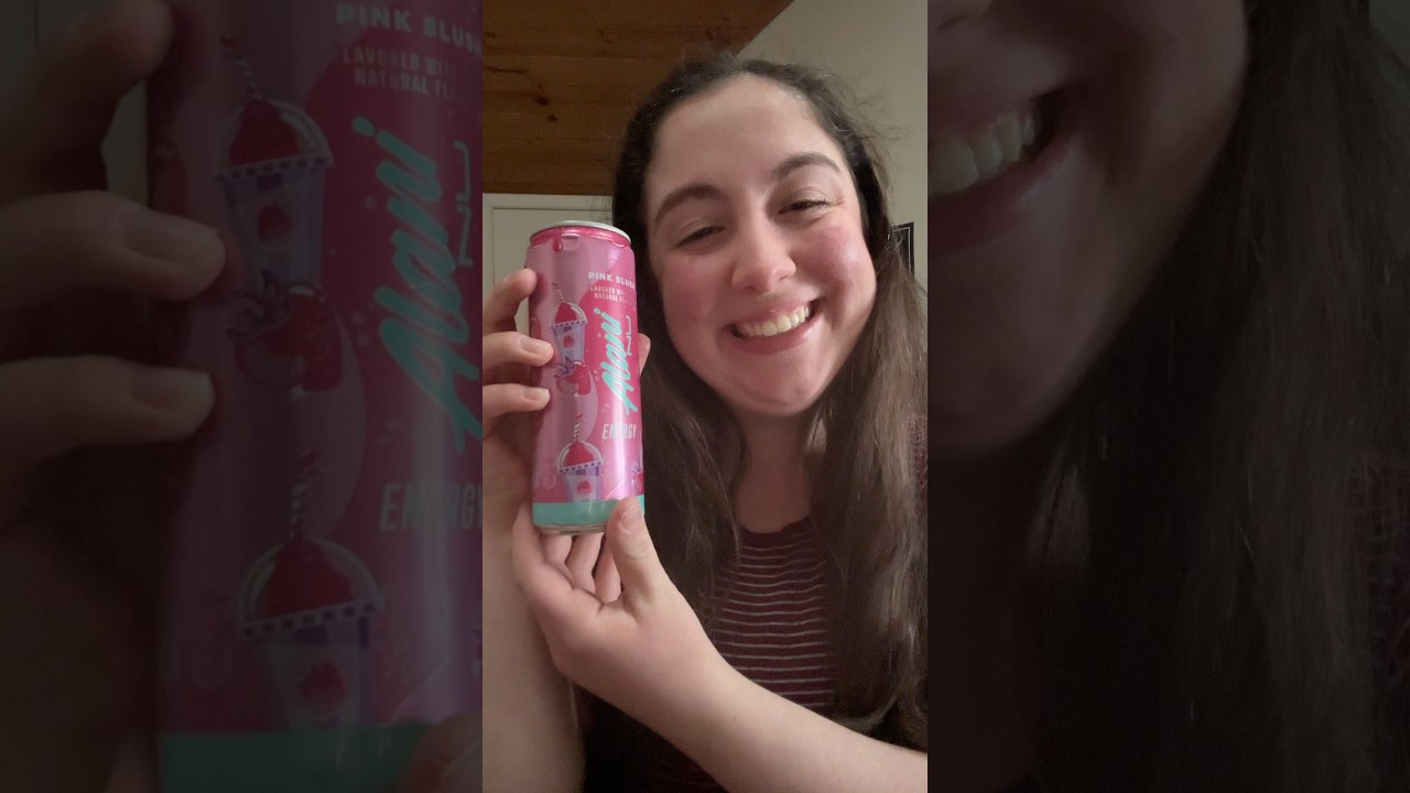 Test tasting Alani Nu in Pink Slush!
