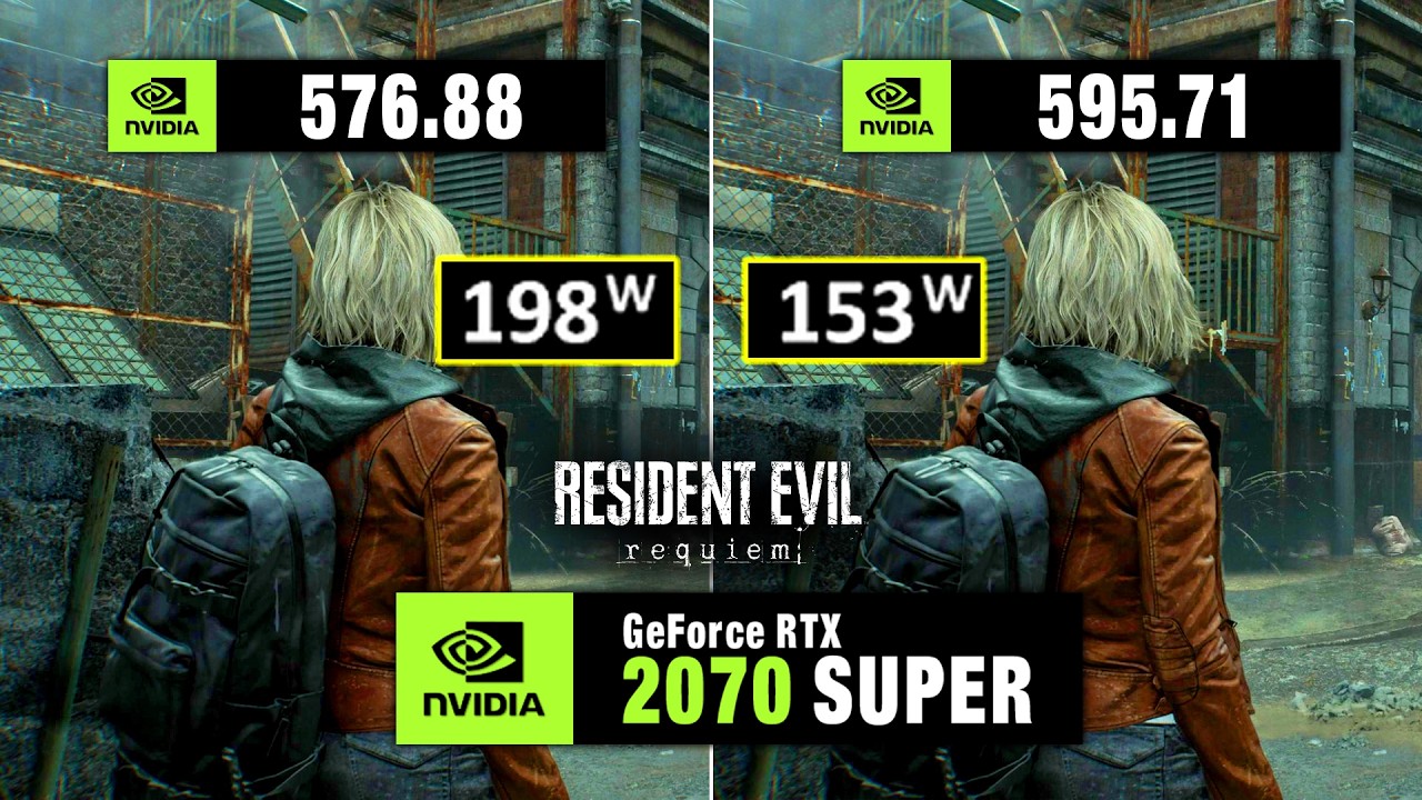 Does NVIDIA 595.71 Affect Older GPUs? RTX 2070 Super RE Requiem Test