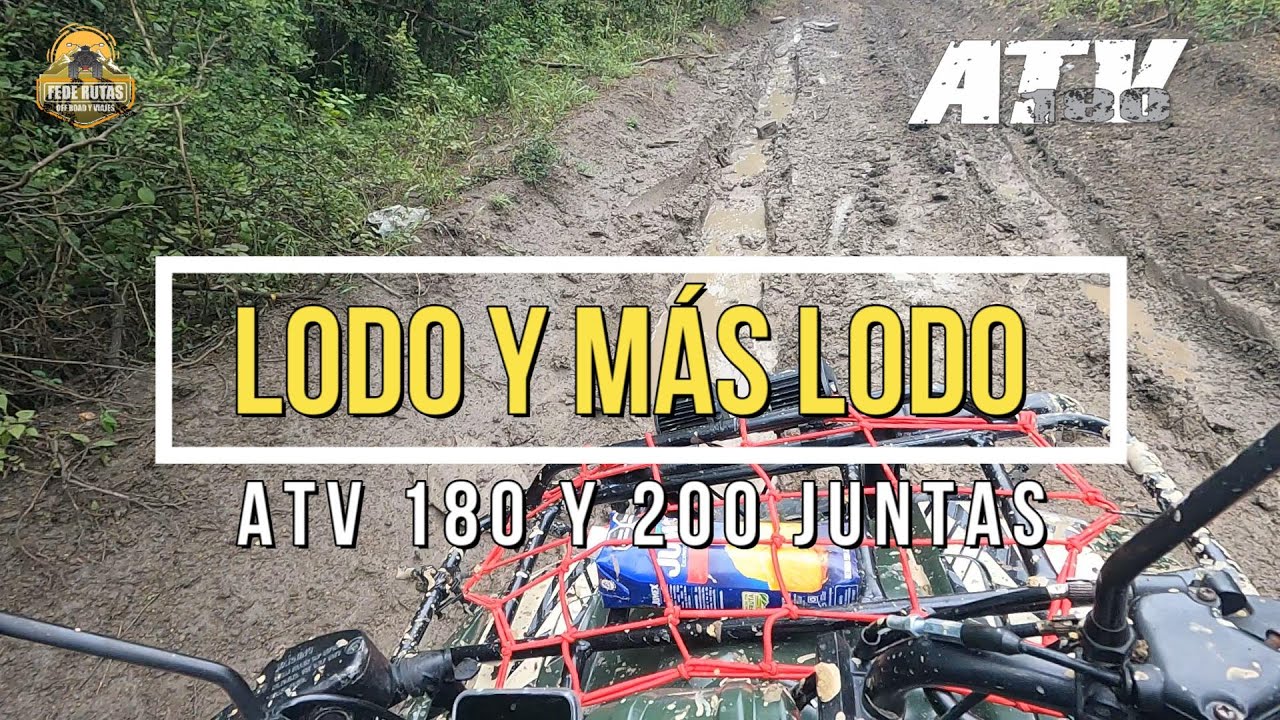 Italika ATV 180 y ATV 200 ¿Cuál es mejor?. Una ruta sin rumbo y mucho lodo