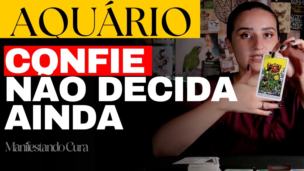 ♒ AQUÁRIO - ENTENDIMENTO 🔑 O UNIVERSO QUER CONVERSAR SOBRE VOCÊ E TE MOSTRAR O MELHOR CAMINHO ✨