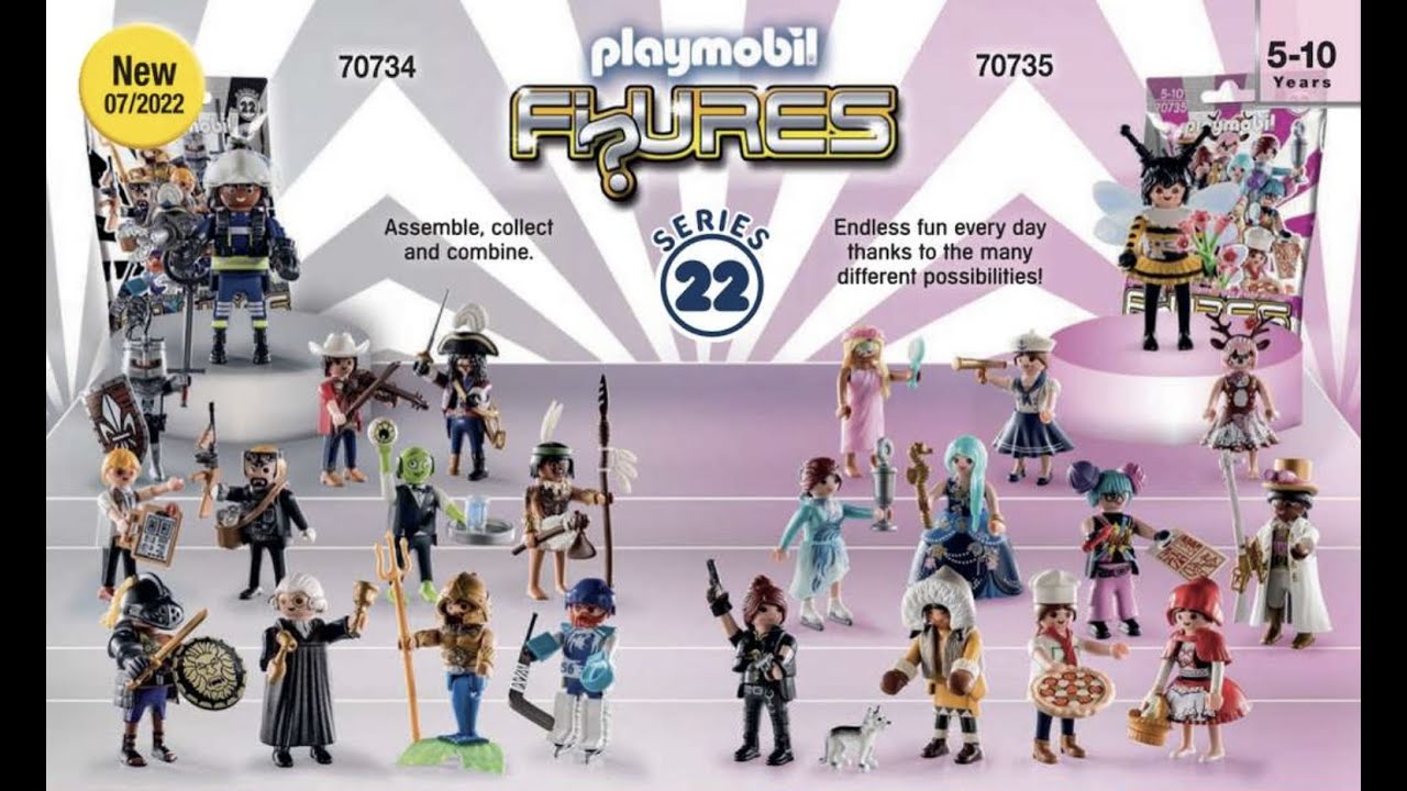 Playmobil-70734-70735-Fi?ures series 22 摩比抽抽樂第22代｜プレイモービル 플레이모빌