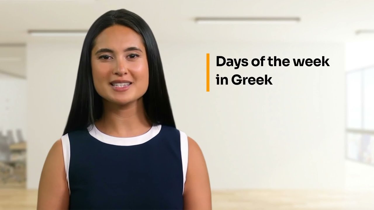 Learn Greek | How to Say Days of the Week in Greek