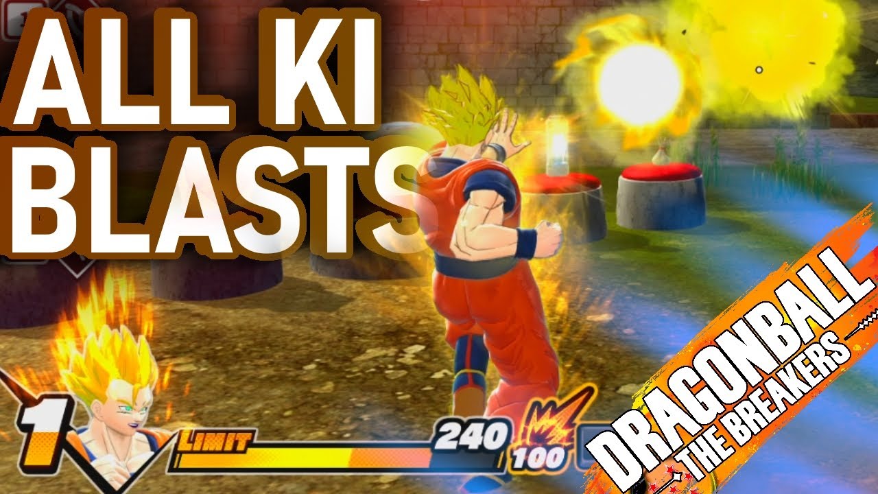 ALL TRANSPHERE KI BLASTS DRAGON BALL: THE BREAKERS