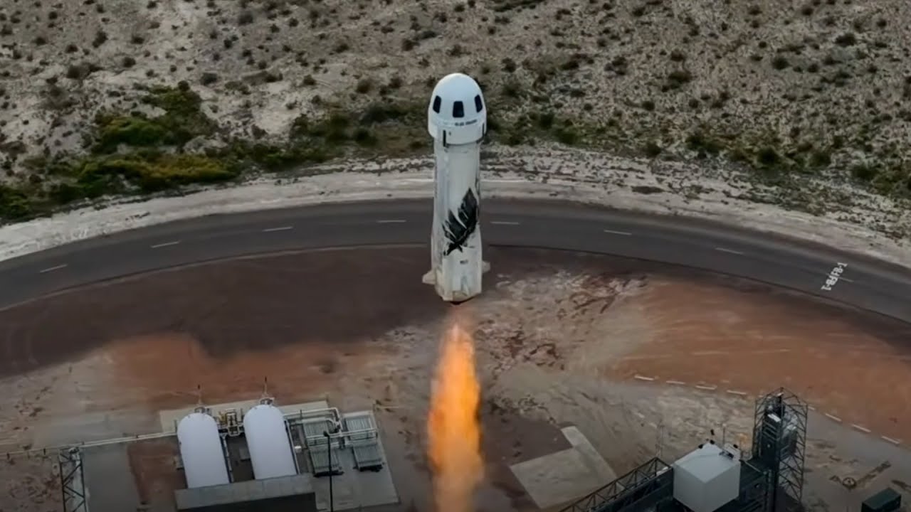 Replay! Blue Origin launches NS-36 crew from West Texas - Extended version