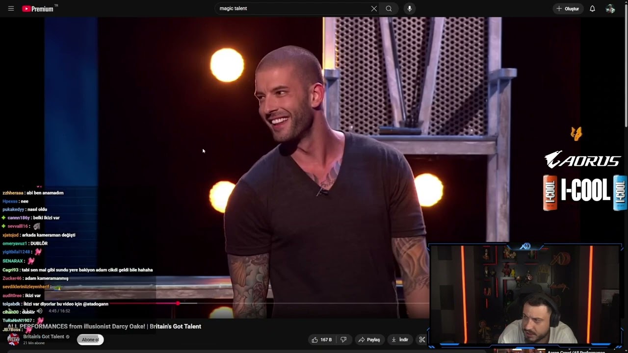 Ataberk Doğan En İyi Sihirbazlık Gösterisini İzliyor