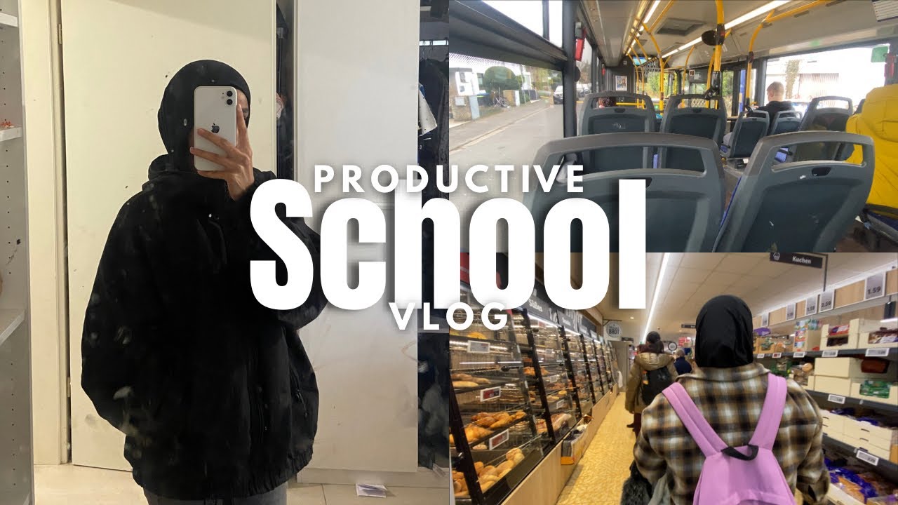 Productive School Day in My Life 🖇️