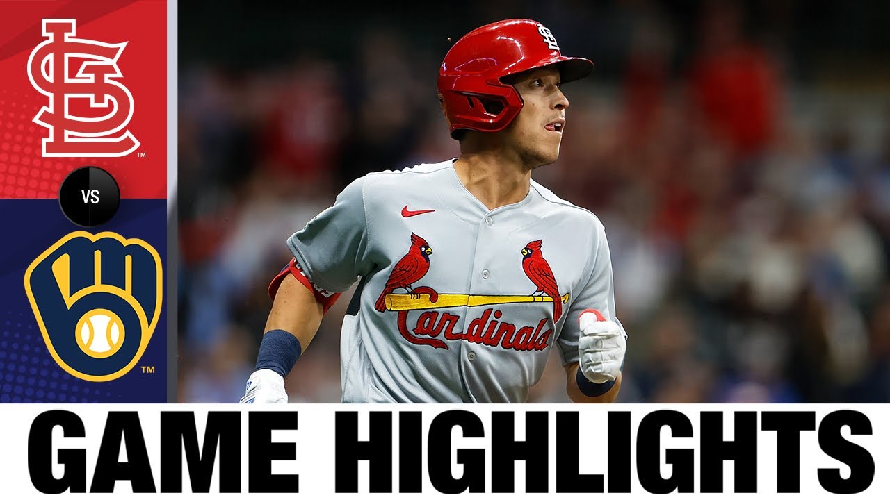 Cardinals vs. Brewers Game Highlights (4/15/22) | MLB Highlights