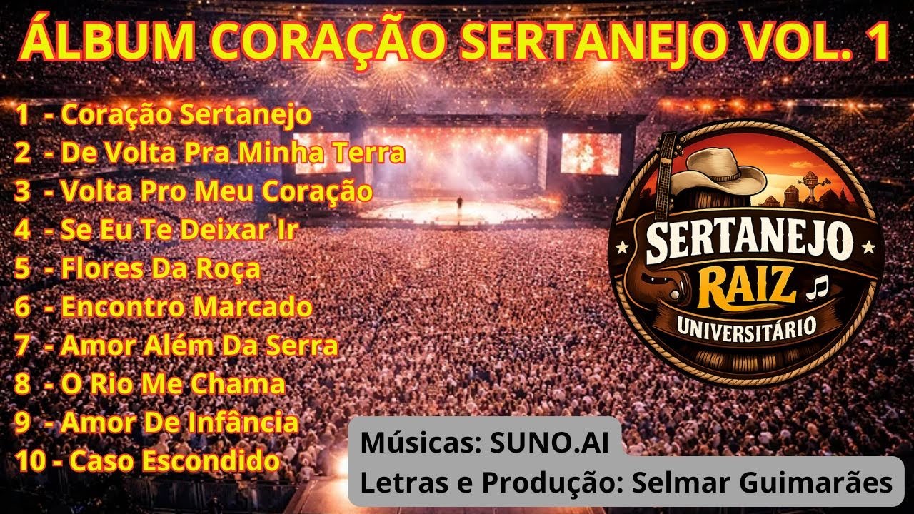 ÁLBUM CORAÇÃO SERTANEJO VOL. 1 | SERTANEJORAIZUNIVERSITARIO