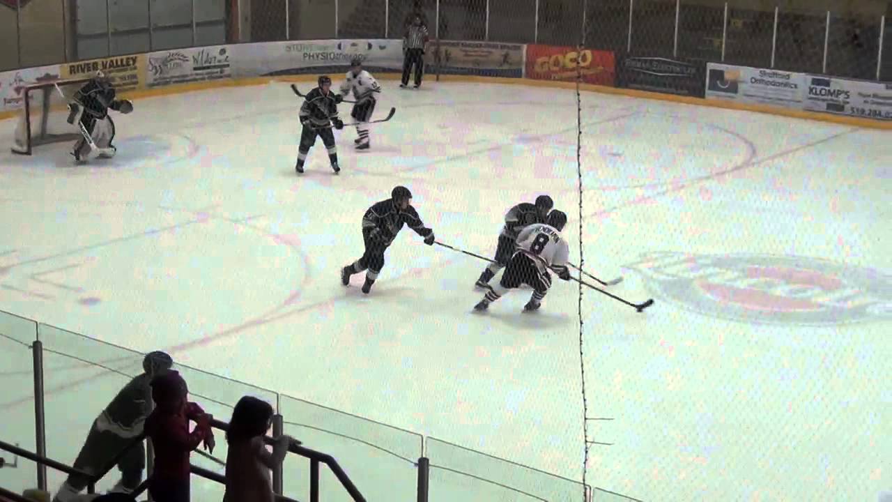 Sarnia Legionnaires Ryan Vendramin  vs St Marys Lincoln 2016