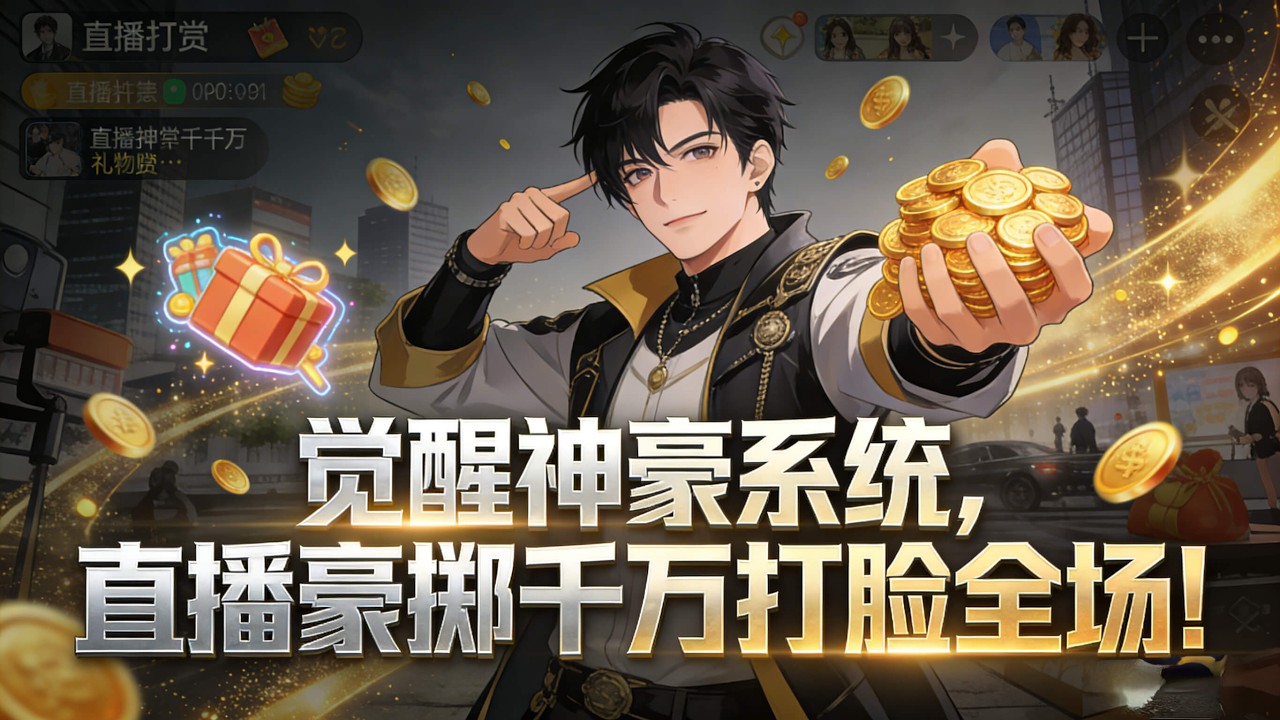 【Multi Sub】《覺醒神豪系統，直播豪擲千萬打臉全場！》這一世，我的錢只用來碾碎看不起我的人！#漫劇 #動態漫 #AI漫劇 #動漫 #動畫