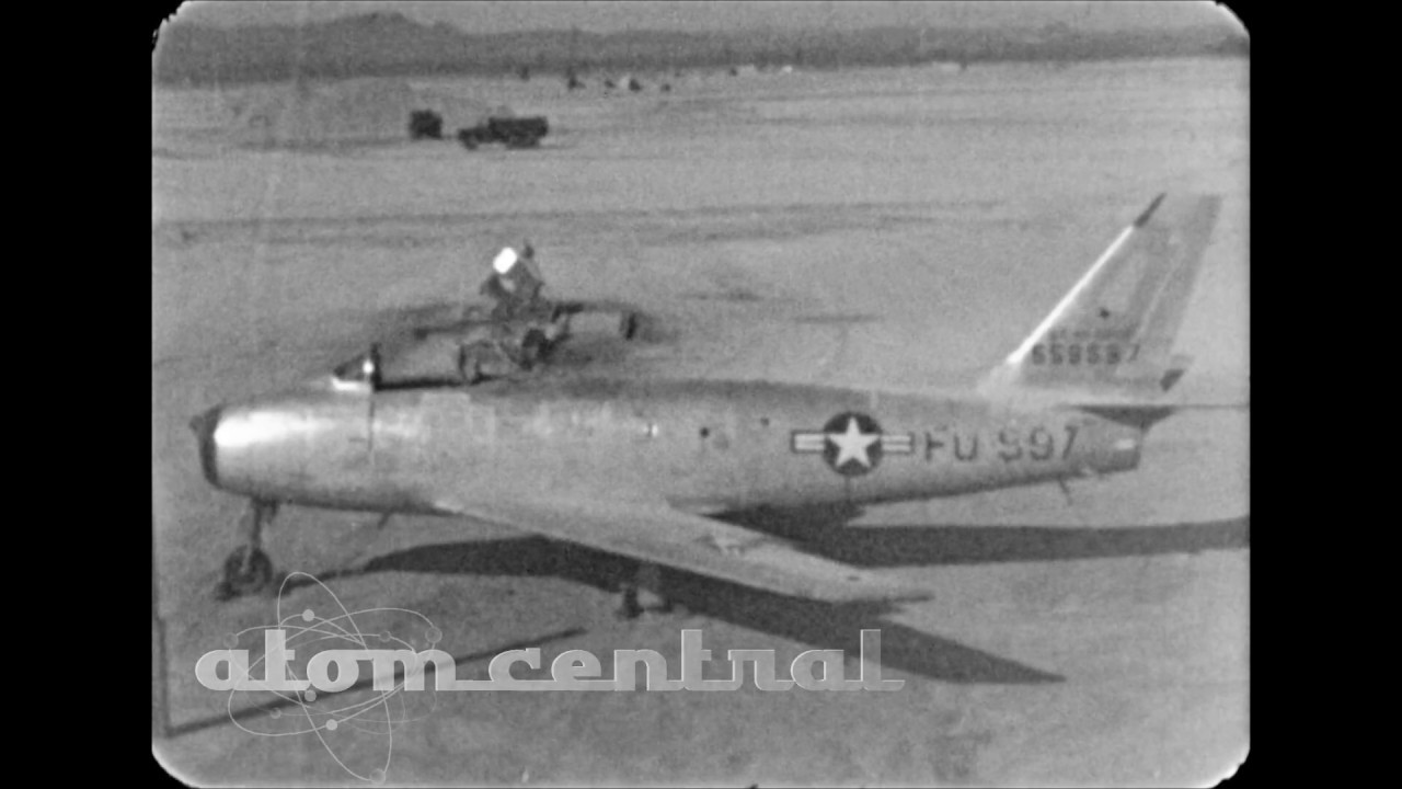 Atomic Shock wave on plane fuselage