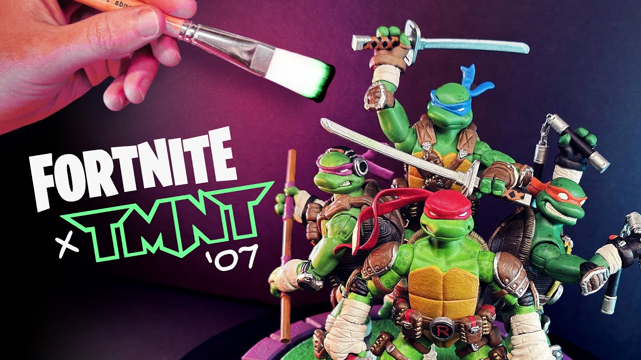 2007 TMNT → Fortnite Ninja Turtles | Custom Action Figures!