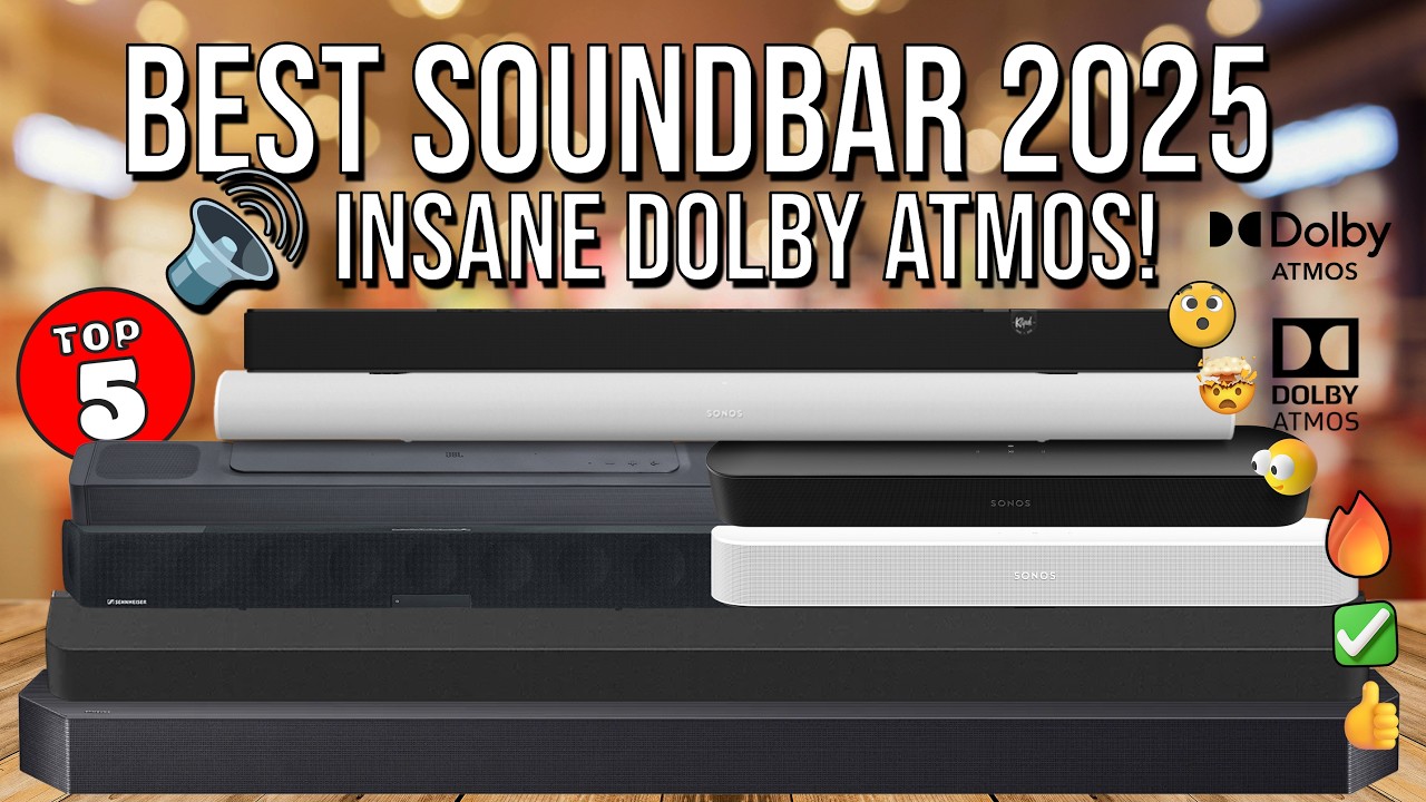 Лучшие саундбары Dolby Atmos 2025 года 🔊 — не ошибётесь! (Смотрите)