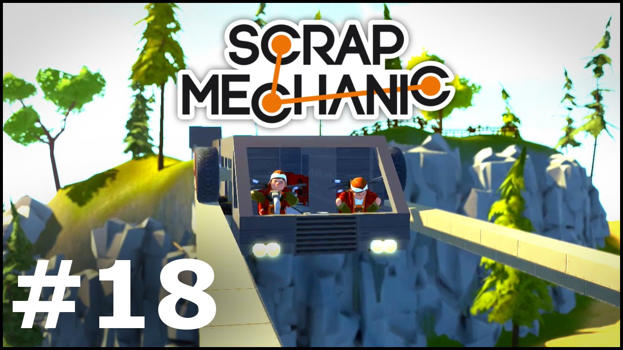 Scrap Mechanic #18 - Odrzutowy wagonik podniebny :p