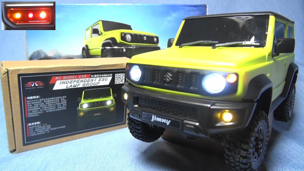 1/16 Xiaomi Jimny シャオミ ジムニーシエラ XMYKC01CM ラジコン化キット 作業の補足説明 LED取り付け