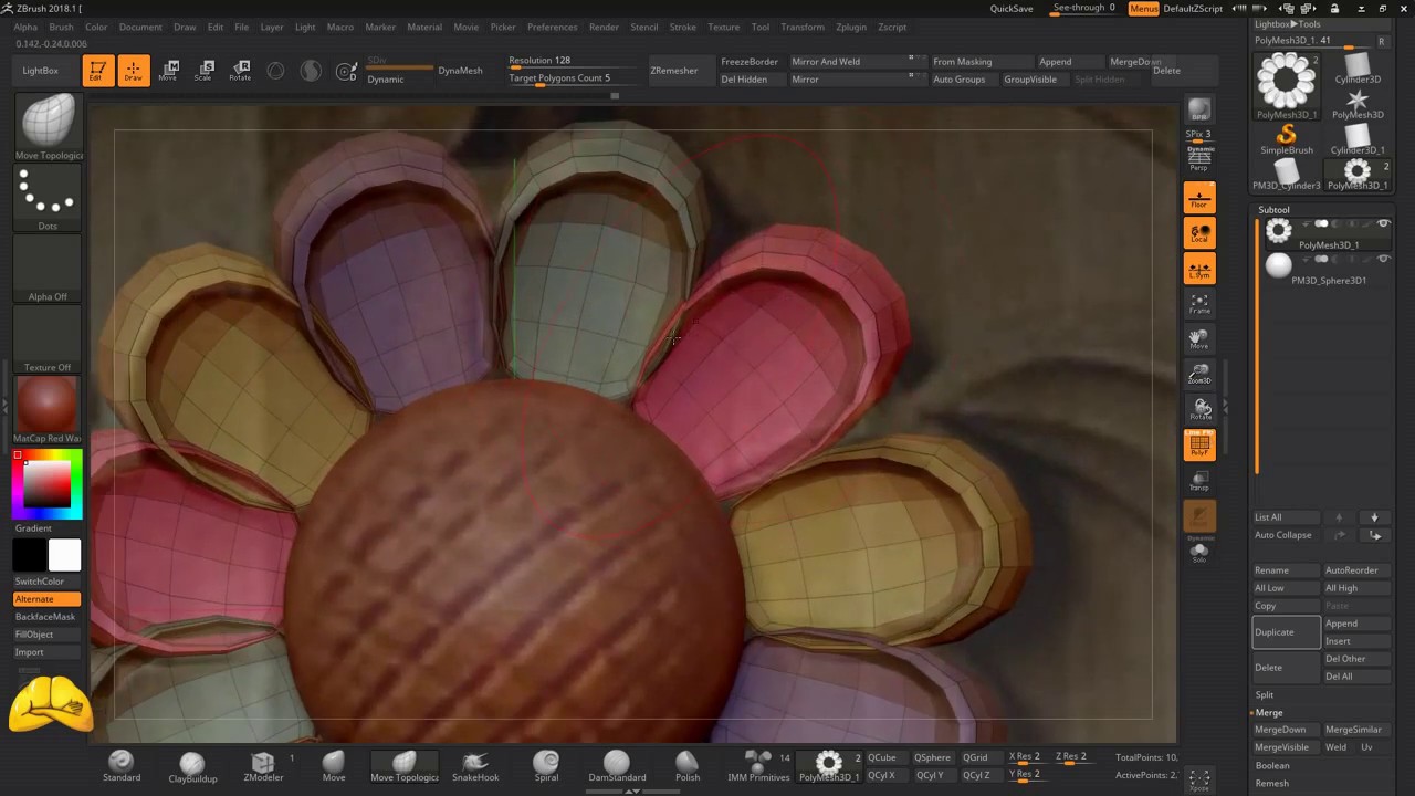 Моделируем лепнину в ZBrush 2018