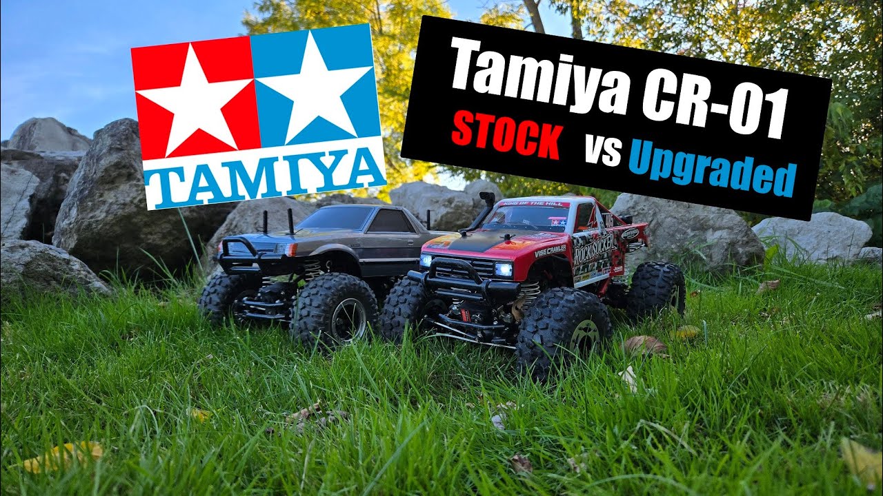 Tamiya Crawler Battle! STOCK CR01 vs $1300 CR01!